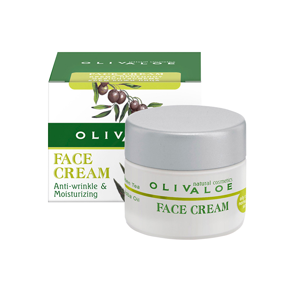 Anti-wrinkle & Moisturizing 24h face cream for oily to normal skin - Image 1