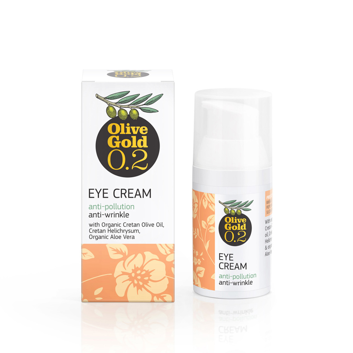Eye cream with organic 0.2 olive oil, - Image 1