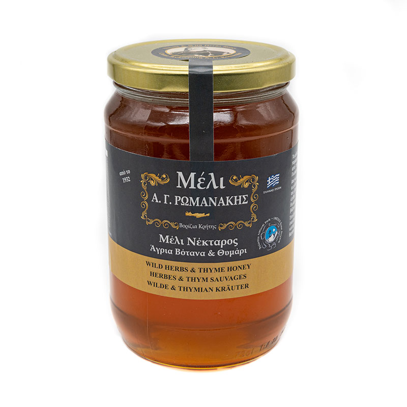 WILD HERBS & THYME CRETAN HONEY 450gr - Image 1