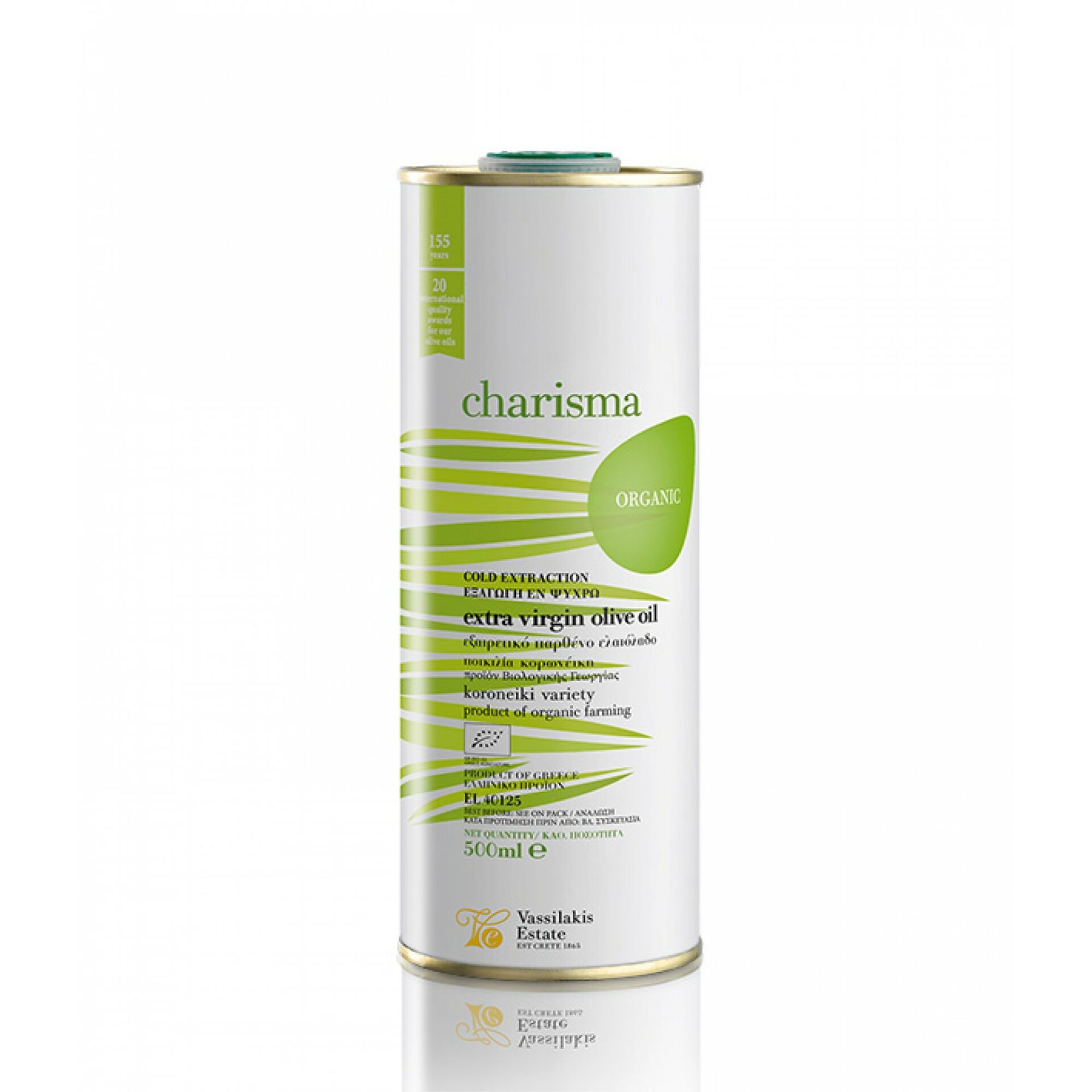 Charisma Organic Extra Virgin Olive Oil – 500ml - Image 1