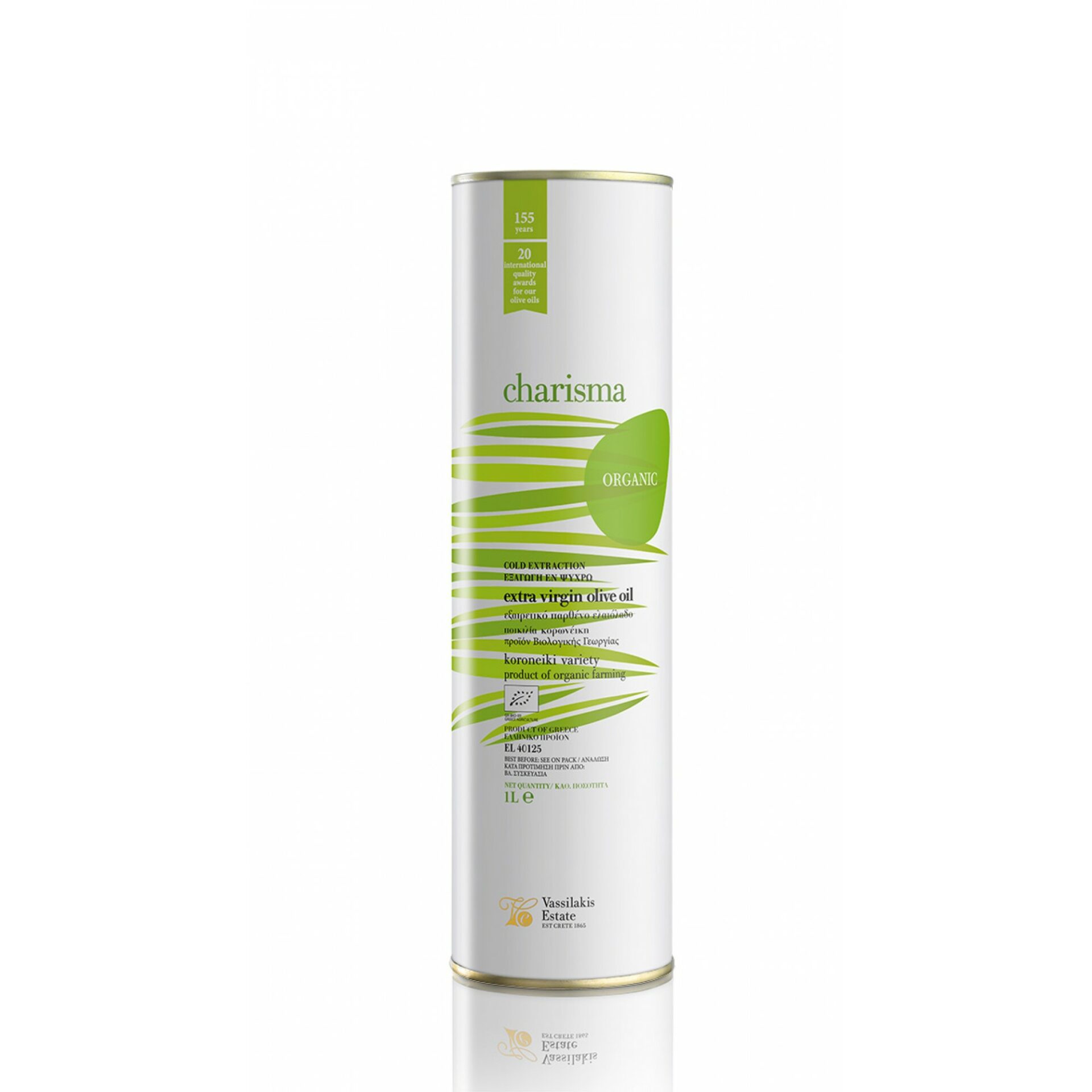 Charisma Organic Extra Virgin Olive Oil – 1000ml - Image 1