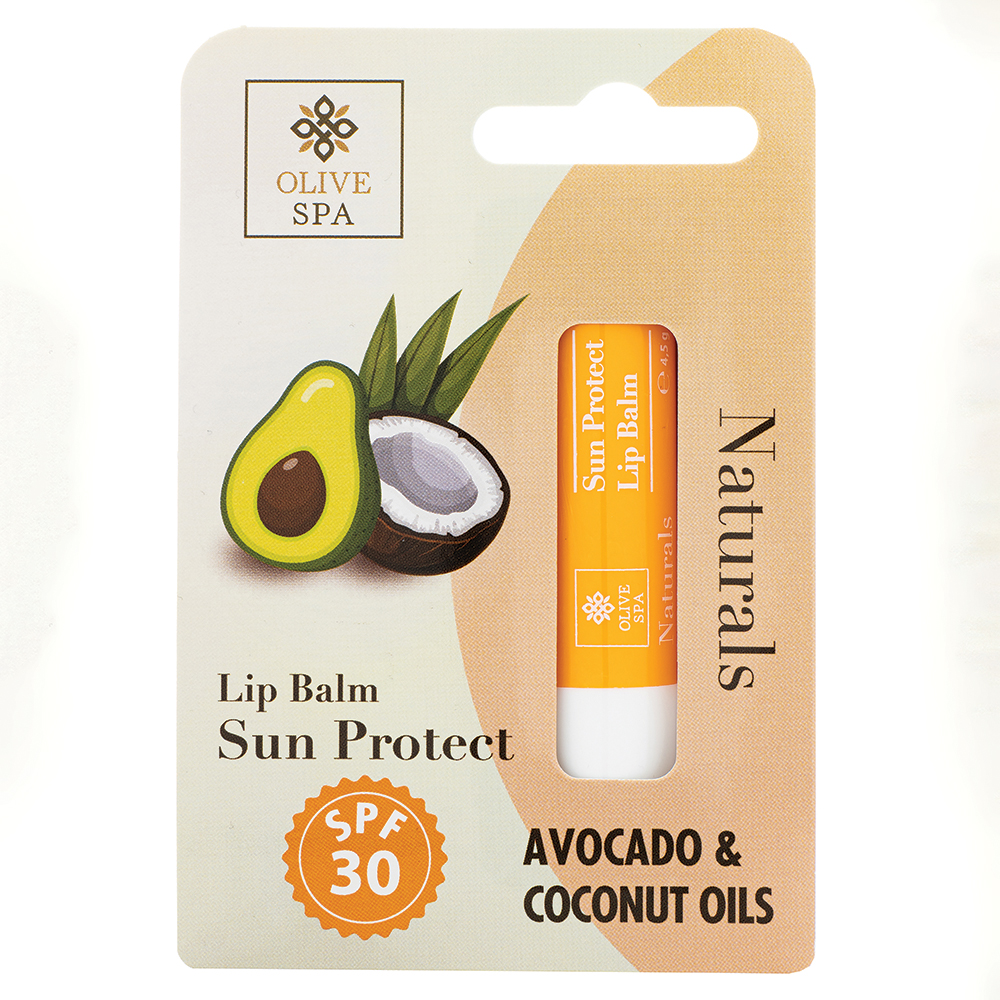 Lip Balm Naturals με Καρύδα και Αβοκάντο SPF 30 - Image 1