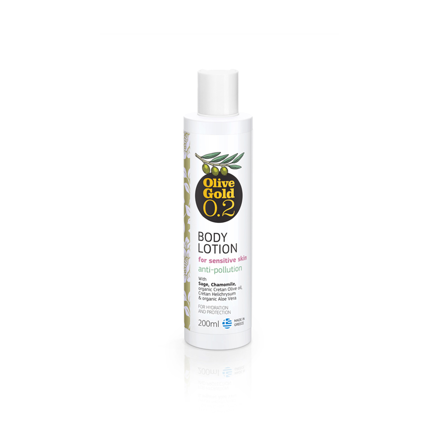 Olive Gold 0.2 Λοσιόν σώματος για ευαίσθητες επιδερμίδες. - Image 1